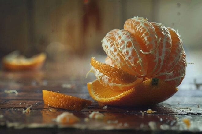 Image d'illustration. Orange tranchée.