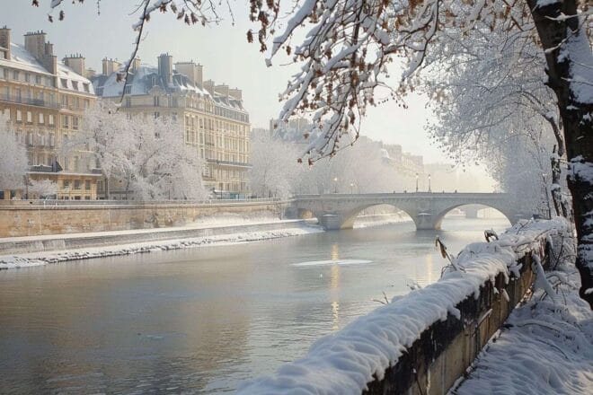 Image d'illustration. Paysage de neige et de froid.