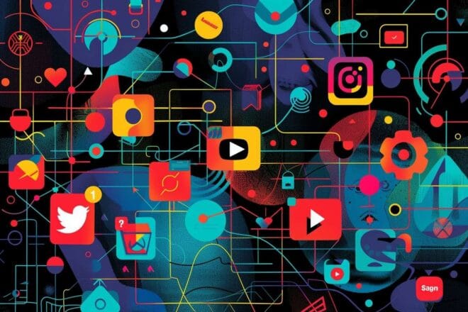 Image d'illustration. Algorithmes et réseaux sociaux