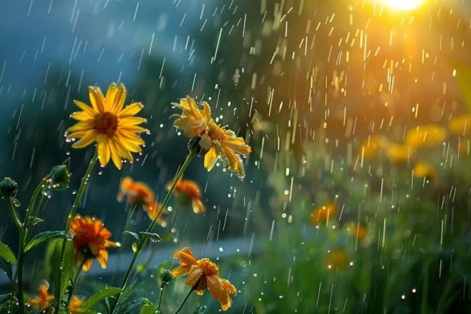 Image d'illustration. Pluie giboulee