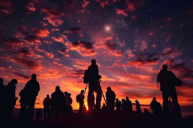 Image d'illustration. Point de vue, astronomie