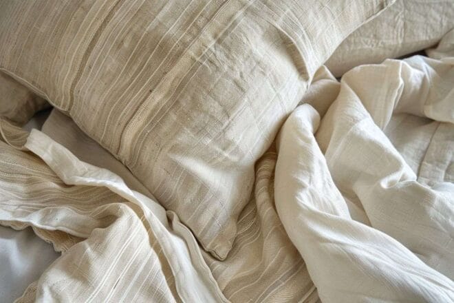 Image d'illustration. Délicatesse de draps froissés