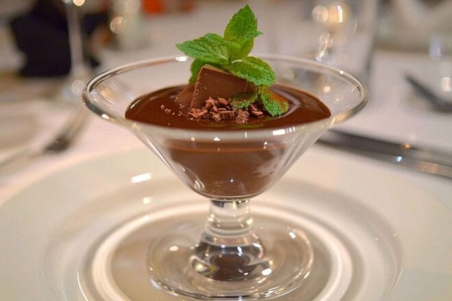 Image d'illustration. Dessert au chocolat crémeux