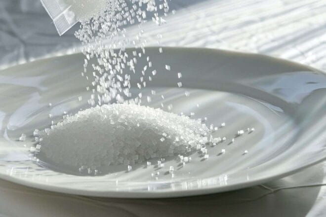 Image d'illustration. Granules d'aspartame.