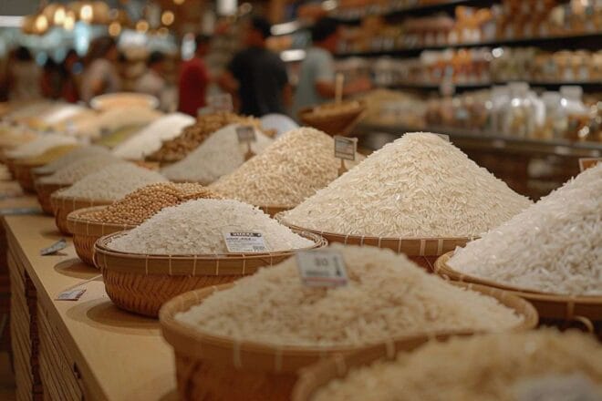 Image d'illustration. Riz en vrac.