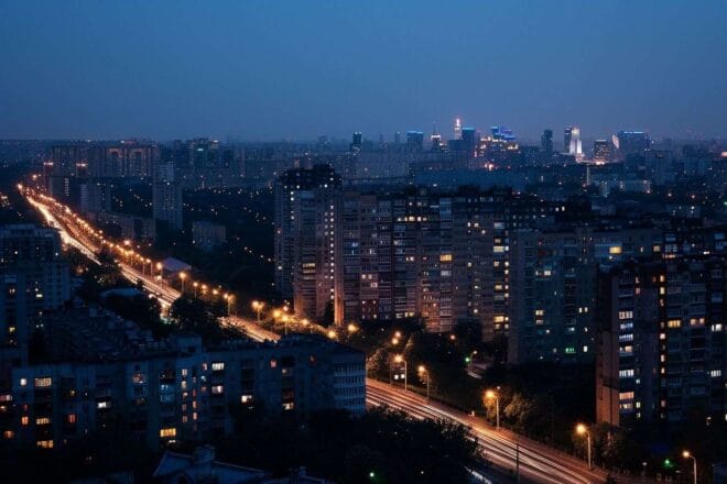 Image d'illustration. Vue panoramique de la ligne d'horizon de Moscou.