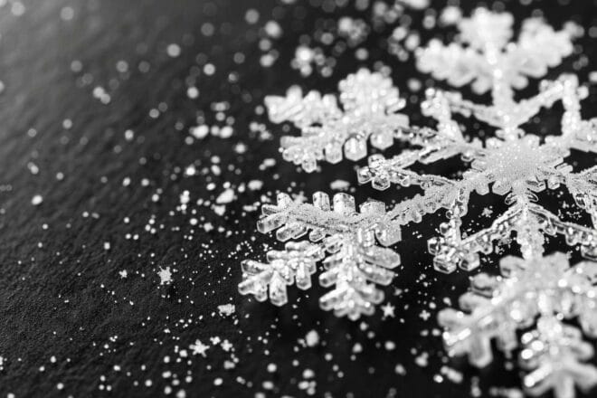 Image d'illustration. La perfection d'un flocon de neige