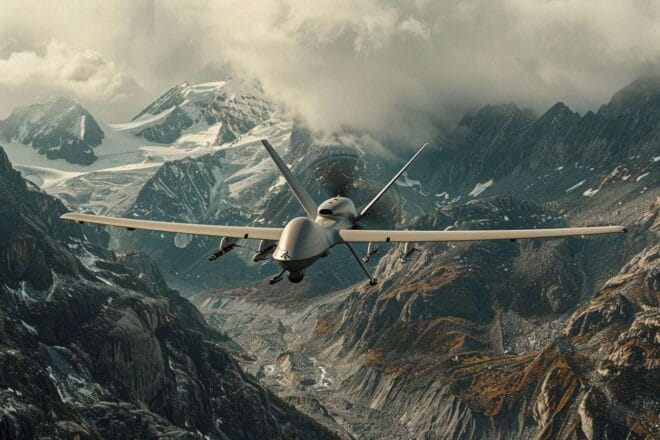 Image d'illustration. Drone de combat