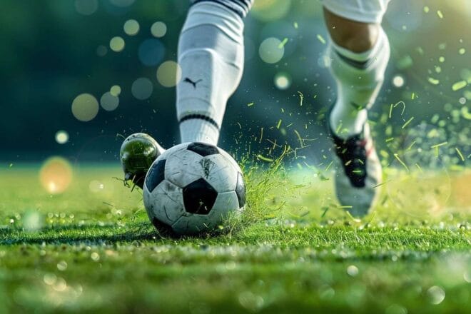 Image d'illustration. Joueur de foot