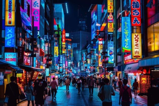 Image d'illustration. Tokyo, la nuit.
