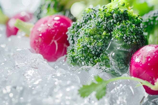 Image d'illustration. Brocoli et radis très, très frais.