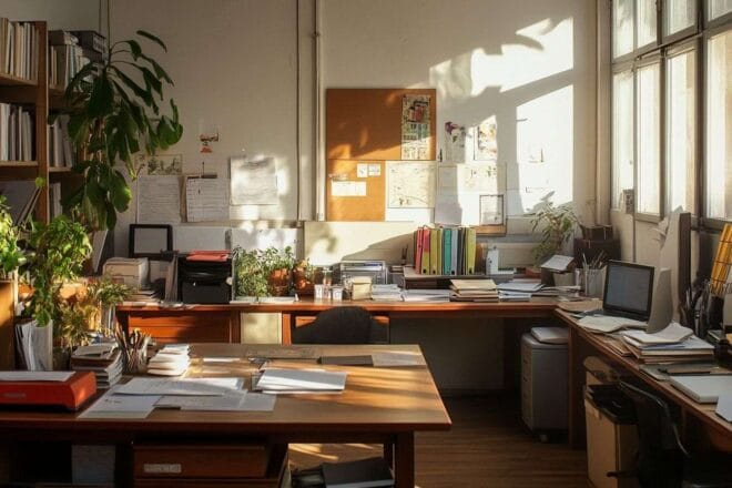 Image d'illustration. Bureaux vides.