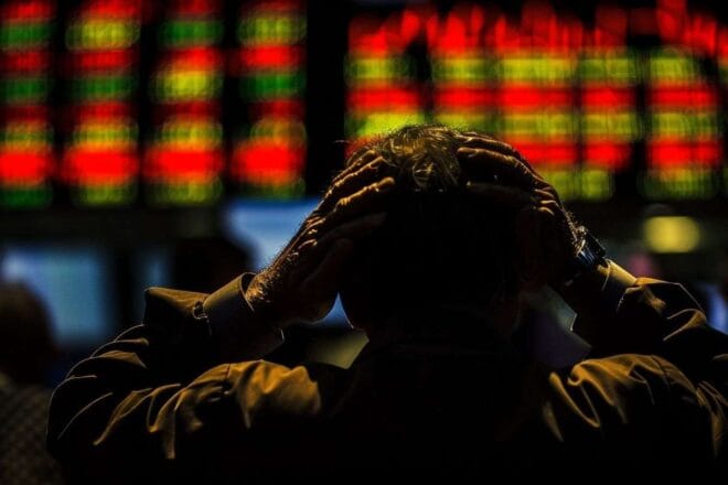 Image d'illustration. Journée noire à la Bourse.