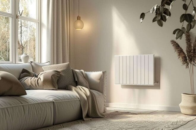 Image d'illustration. Radiateur électrique moderne mural