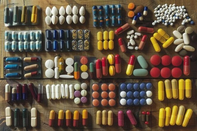 Image d'illustration. Différentes sortes de médicaments.