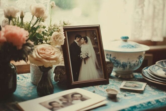 Image d'illustration. Souvenirs de mariage.