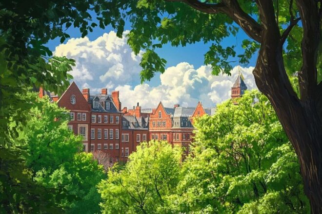 Image d'illustration. Vue majestueuse de harvard