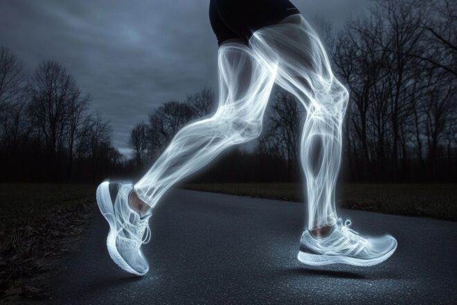 Image d'illustration. Coup dynamique du coureur