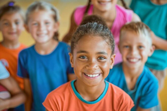 Image d'illustration. Des enfants dans un club de sport