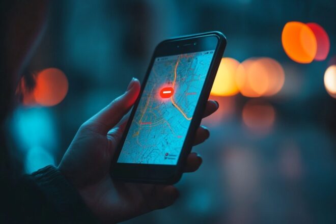 Notification d alerte numérique sur smartphone