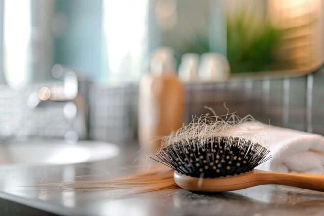 Brosse cheveux perte
