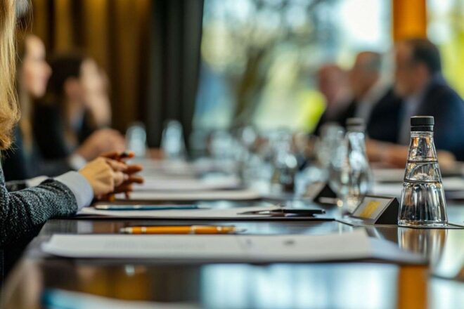 Discussion à la table ronde