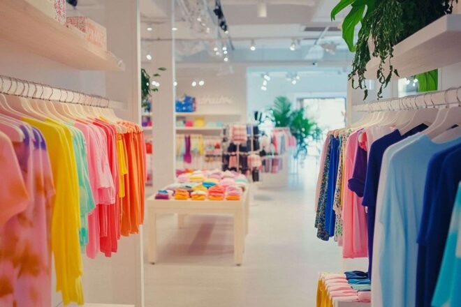 Aménagement intérieur d un magasin de vêtements