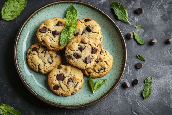 Cookies aux pois chiches avec pépites de chocolat