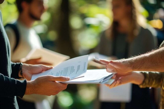 Échange de documents sur le changement climatique