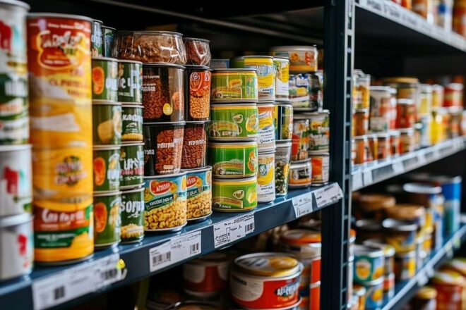 Options pour la collecte annuelle d aliments non périssables sur étagères