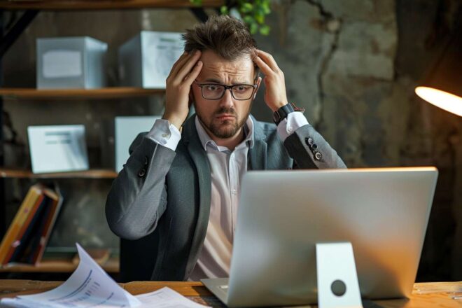 Professionnel mauvaise nouvelle