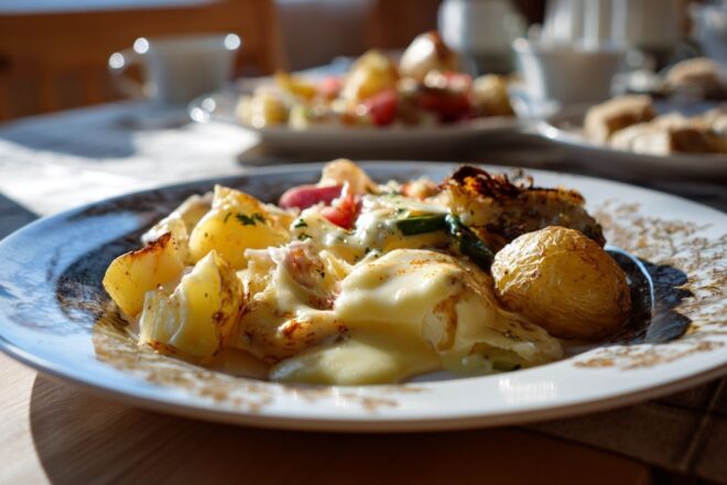 Assiette de raclette savoyarde