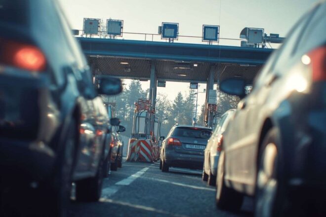 Véhicules à un péage animé