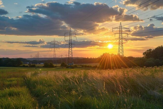 Electricite ligne haute tension