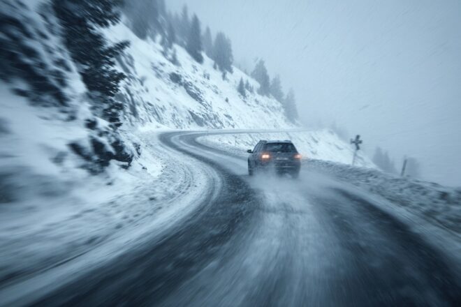 Neige voiture