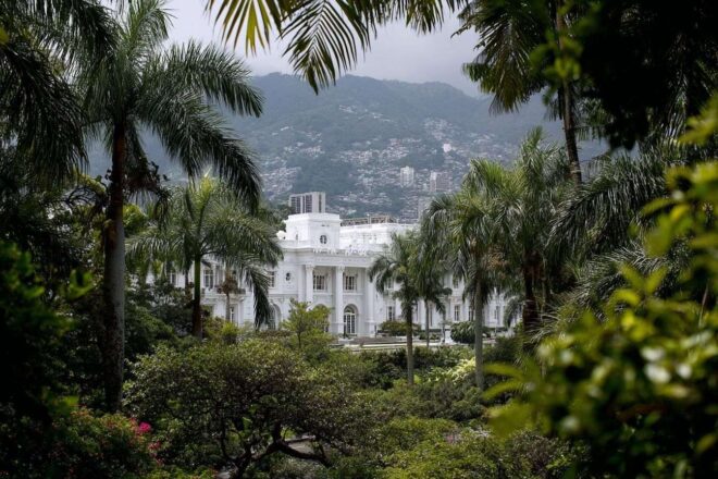 Vue panoramique du palais de miraflores