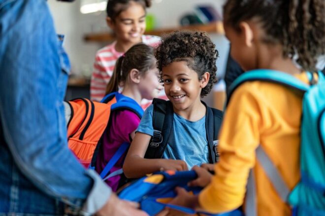 Rentrée scolaire enfants