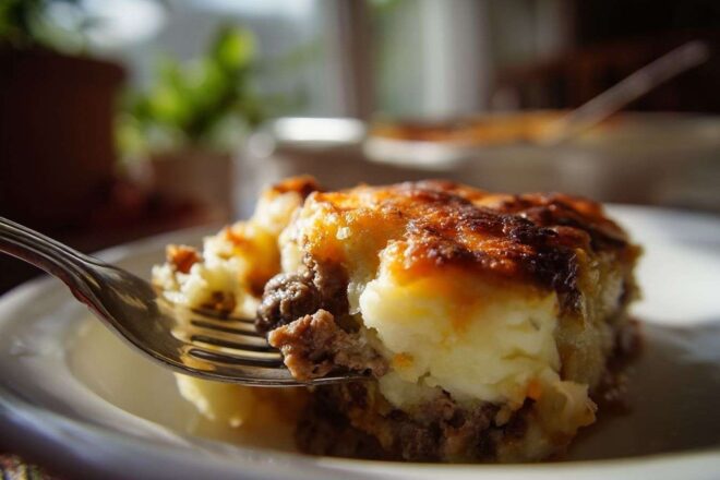 Dégustation de hachis parmentier