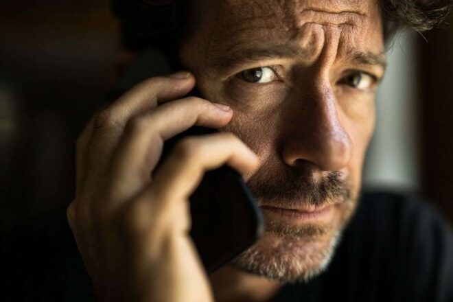 Appel inattendu téléphone