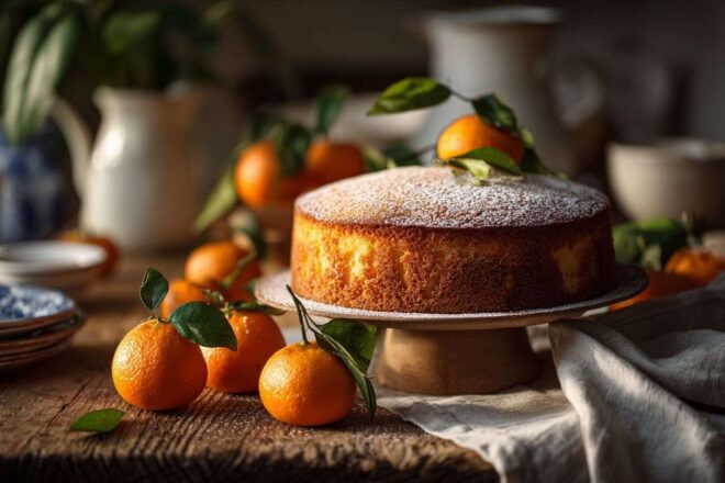 Gâteau léger et aéré à la clémentine