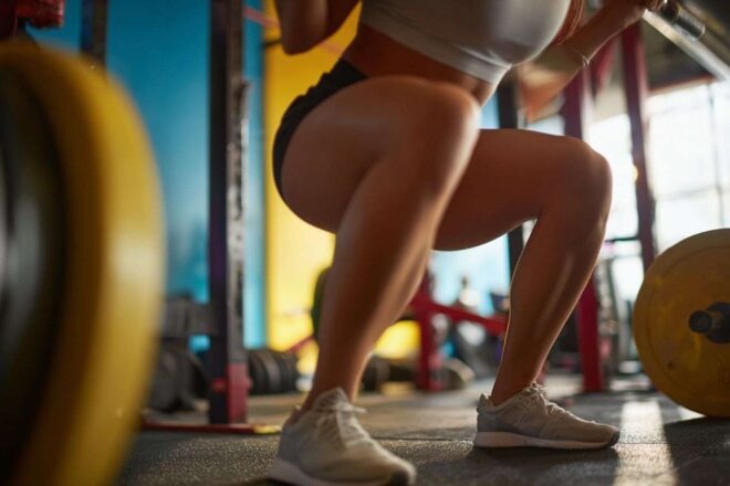 Squats en salle de sport