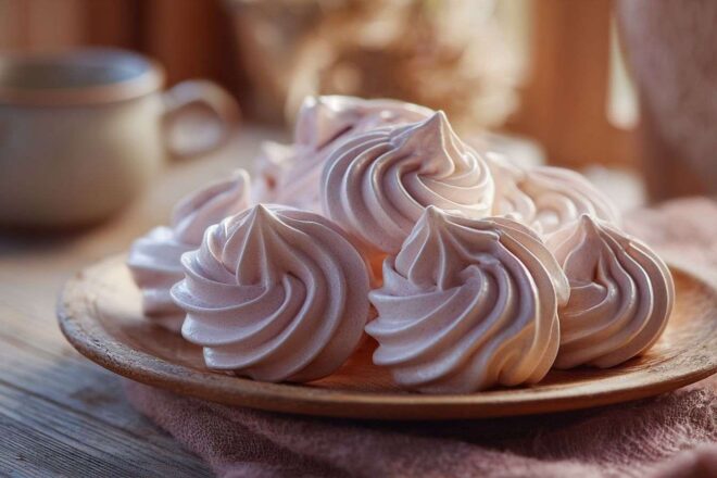 Douces meringues tourbillonnantes