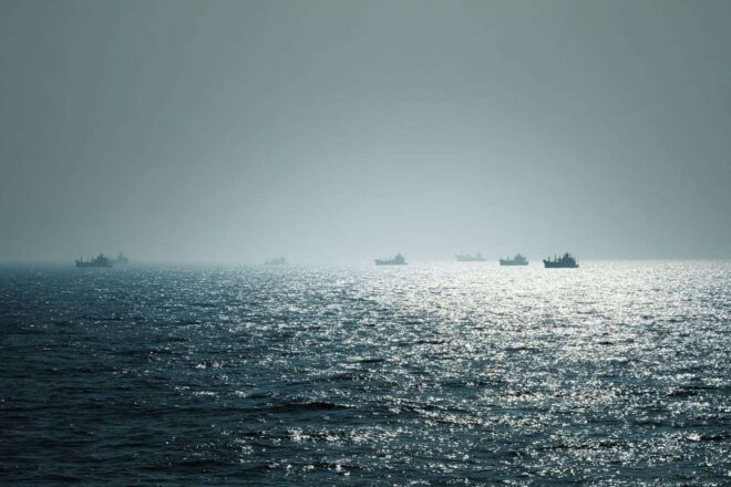 Vue panoramique du détroit d hormuz