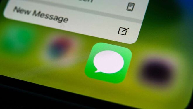 iPhone message