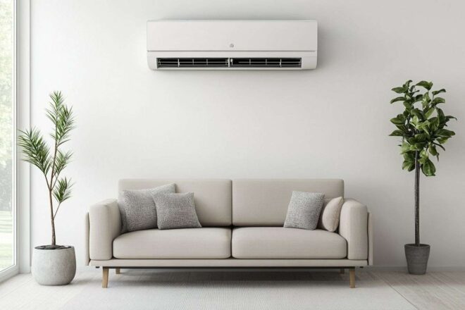 Climatisation Élégante pour salon contemporain