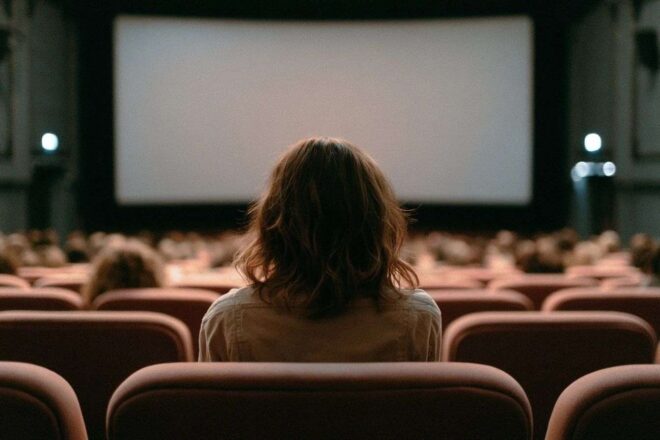 Écran de cinéma vide