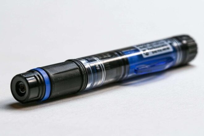 Gros plan stylo insuline