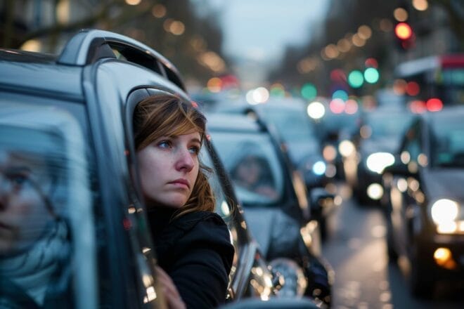 Embouteillage voiture