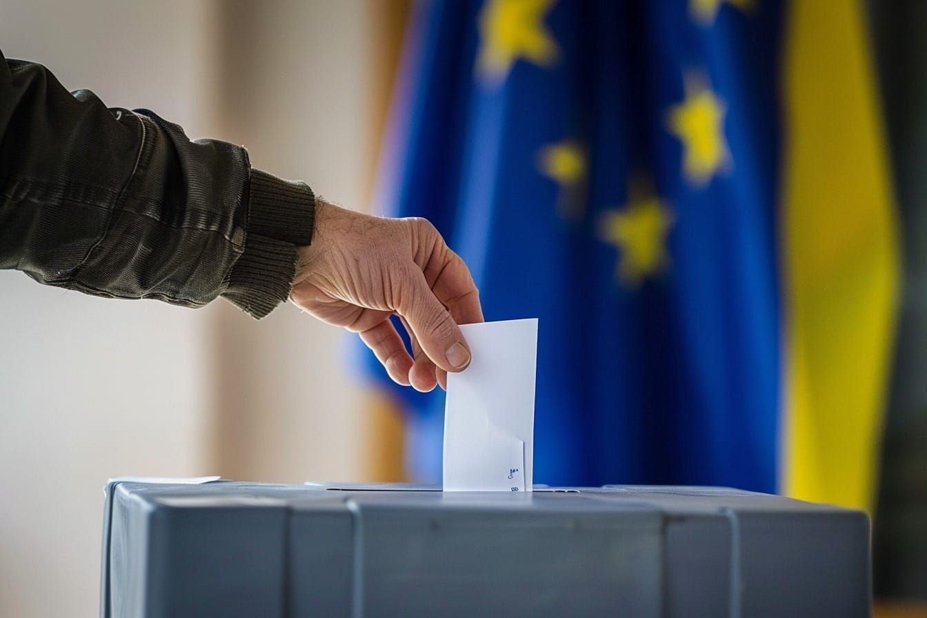 Illustration. Les élections européennes.