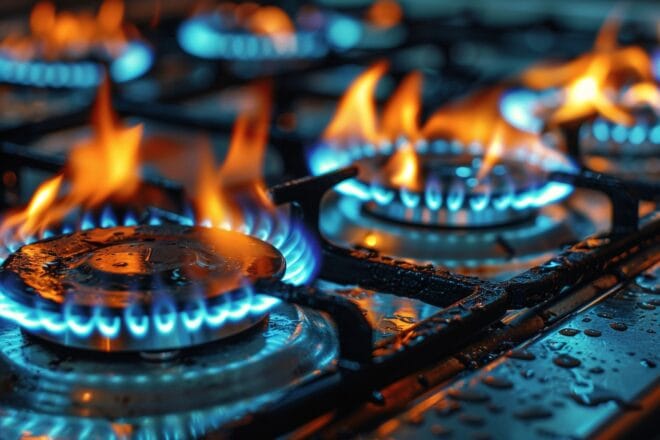 Illustration. La consommation de gaz.